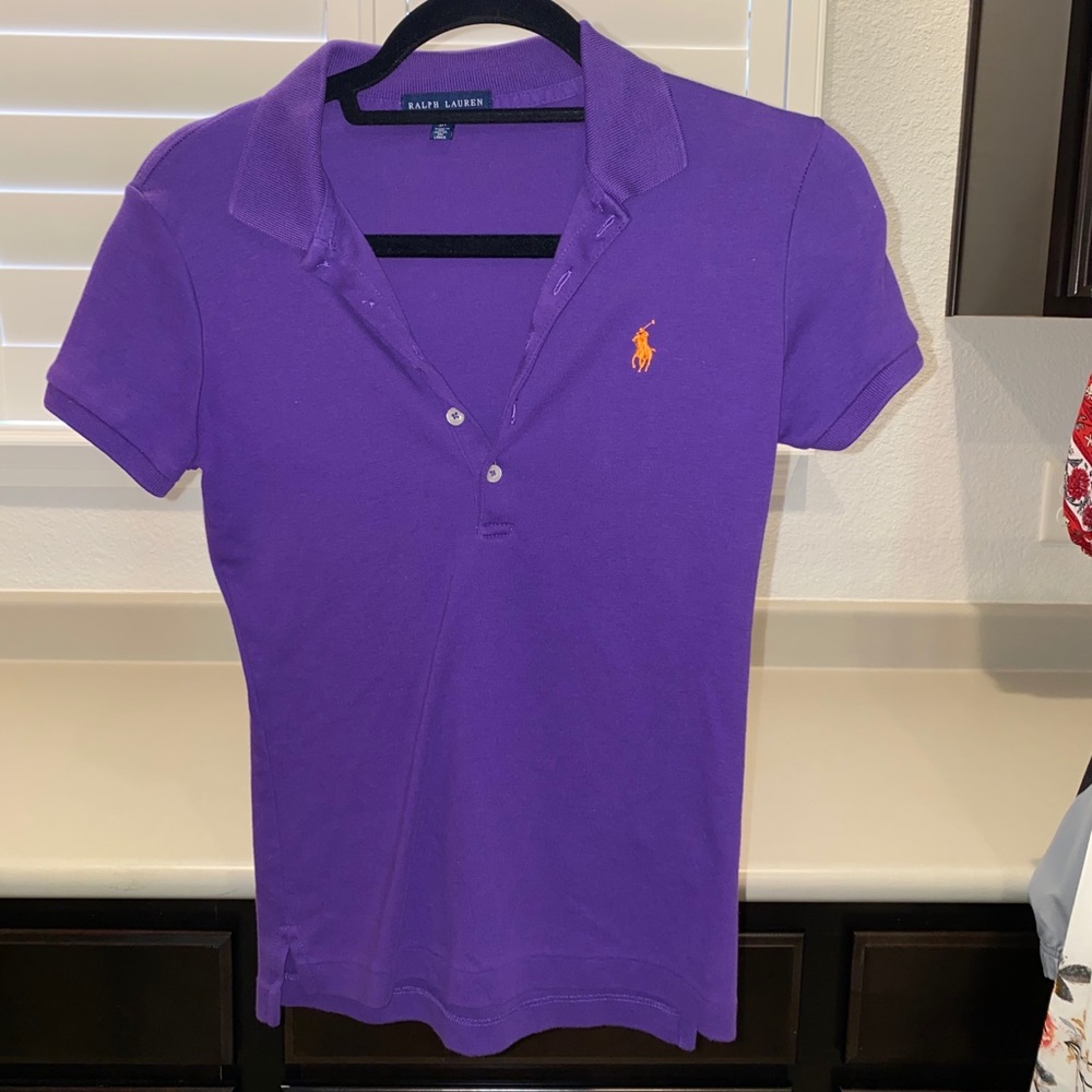 RALPH LAUREN Purple Polo